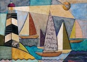 Bay Regatta - Art Print by Jennifer Bonaventura | Movie Poster Prints from Posterazzi