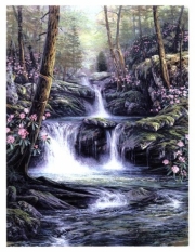 Blue Ridge Falls - Art Print by Egidio Antonaccio | Movie Poster Prints from Posterazzi