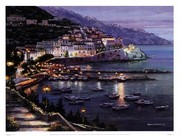 Amalfi Night - Art Print by Sung Sam Park | Movie Poster Prints from Posterazzi