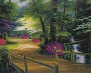 Along The Bridge - Art Print by Egidio Antonaccio | Movie Poster Prints from Posterazzi