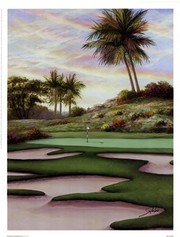 #8 Bunkers At Emerald Dunes - Art Print by Joe Sambataro | Movie Poster Prints from Posterazzi