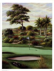 #4 Breezy Green At Emerald Dunes - Art Print by Joe Sambataro | Movie Poster Prints from Posterazzi