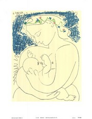 Motherhood - Art Print by Pablo Picasso | Movie Poster Prints from Posterazzi
