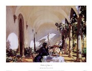 Breakfast In The Loggia - Art Print by John Singer Sargent | Movie Poster Prints from Posterazzi
