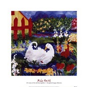 101 Views of The Red Fence Garden - Art Print by Mike Smith | Movie Poster Prints from Posterazzi