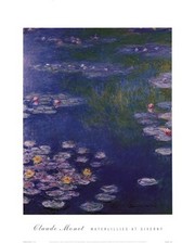 Waterlilies at Giverny - Art Print by Claude Monet | Movie Poster Prints from Posterazzi