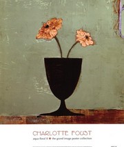Aqua Floral II - Art Print by Charlotte Foust | Movie Poster Prints from Posterazzi
