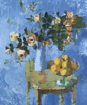 Blue Still Life with Roses - Art Print by Jill Barthorpe | Movie Poster Prints from Posterazzi