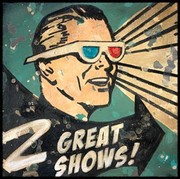 2 Great Shows - Art Print by Aaron Christensen | Movie Poster Prints from Posterazzi