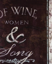"Of Wine, Women Song" - Art Print by Rodney White | Movie Poster Prints from Posterazzi