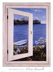 Bay Window Vista I - Art Print by Diane Romanello | Movie Poster Prints from Posterazzi