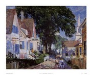 A Street In Provincetown - Art Print by Gifford Beal | Movie Poster Prints from Posterazzi