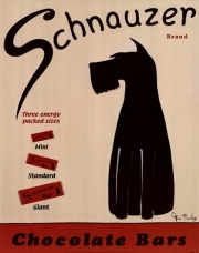 Schnauzer Bars - Art Print by Ken Bailey | Movie Poster Prints from Posterazzi