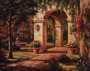 Arch Courtyard I - Art Print by Sung Kim | Movie Poster Prints from Posterazzi