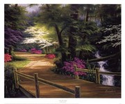 Along The Bridge - Art Print by Egidio Antonaccio | Movie Poster Prints from Posterazzi