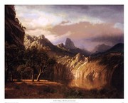In The Valley - Art Print by Albert Bierstadt | Movie Poster Prints from Posterazzi