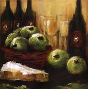 Apples & Brie - Art Print by Christina Doelling | Movie Poster Prints from Posterazzi