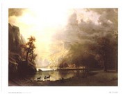 Sierra Nevada Morning - Art Print by Albert Bierstadt | Movie Poster Prints from Posterazzi
