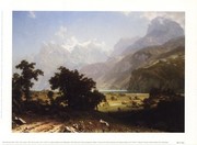 Albert Bierstadt Lake Lucerne 8.00 x 6.00 Poster Print
