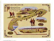 Golf Course Map - St. Andrews - Art Print by Bernard Willington | Movie Poster Prints from Posterazzi