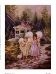 Angel Sisters - Art Print by Dona Gelsinger | Movie Poster Prints from Posterazzi