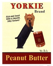 Yorkie Peanut Butter - Art Print by Ken Bailey | Movie Poster Prints from Posterazzi