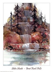 Bent Rock Falls - Art Print by Adin Shade | Movie Poster Prints from Posterazzi