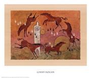 Horses Create The Wind - Art Print by Ginny Hogan | Movie Poster Prints from Posterazzi