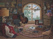 Attic Treasures - Art Print by Janet Kruskamp | Movie Poster Prints from Posterazzi