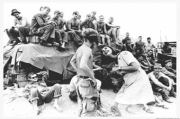 Red Cross Worker in Vietnam with Soldiers - Art Print | Movie Poster Prints from Posterazzi