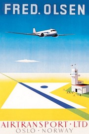 Fred. Olsen Airtransport Ltd. Oslo - Norway - Art Print | Movie Poster Prints from Posterazzi