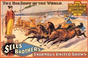 Ben Hur Chariot Races: Sells Brothers' Enormous United Shows - Art Print | Movie Poster Prints from Posterazzi