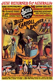 Billy Carroll and Brother (Clowns): Sells Brothers Circus - Art Print | Movie Poster Prints from Posterazzi
