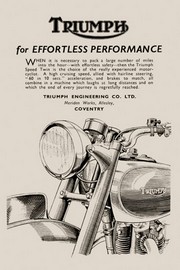"Triumph"""" of Effortless Performance" - Art Print | Movie Poster Prints from Posterazzi