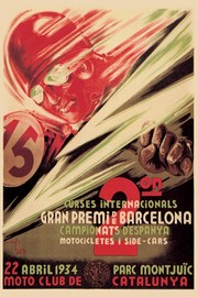 2nd International Barcelona Grand Prix - Art Print | Movie Poster Prints from Posterazzi