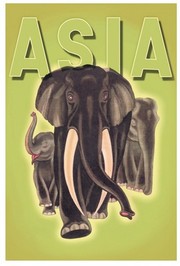 Asia Magazine: Indian Elephants - Art Print by Robert Harrer | Movie Poster Prints from Posterazzi