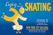 Enjoy Ice or Roller Skating - Art Print by  Wpa | Movie Poster Prints from Posterazzi