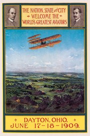 "Dayton, Ohio Welcomes the Wright Brothers" - Art Print by  Wlker litho | Movie Poster Prints from Posterazzi