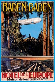 Baden-Baden - Hotel de l'Europe - Art Print | Movie Poster Prints from Posterazzi