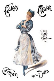 Gaiety Theatre Presents Miss Litty Lind in Carmen Up to Date - Art Print by Augusta Lizzie Boechor | Movie Poster Prints from Posterazzi