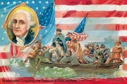 "Washington Crossing the Delaware, with Portrait Inset" - Art Print | Movie Poster Prints from Posterazzi