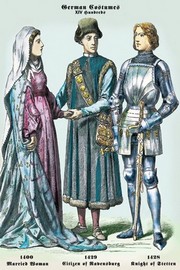 "German Costumes: Married Woman, Citizen, Knight" - Art Print | Movie Poster Prints from Posterazzi