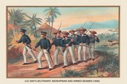 "Lieutenant, Midshipman and Armed Seamen, 1830" - Art Print by Werner Plank | Movie Poster Prints from Posterazzi