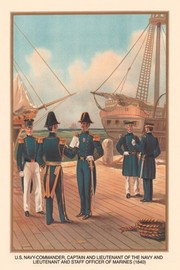 "Commander, Captain and Lieutenant of the Navy and Lieutenant and Staff Officer of the Marines, 1840" - Art Print by Werner Plank | Movie Poster Prints from Posterazzi