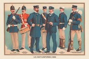 U.S. Navy Uniforms 1899 #3 - Art Print by Werner Plank | Movie Poster Prints from Posterazzi