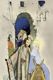 Joseph and Mary Entering Bethlehem - Art Print | Movie Poster Prints from Posterazzi