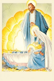 "Joseph, Mary, and New Born Baby Jesus" - Art Print | Movie Poster Prints from Posterazzi
