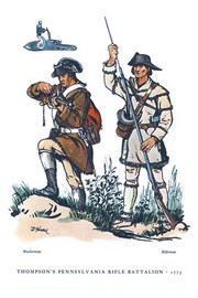 "Thompson's Pennsylvania Rifle Battalion, 1775" - Art Print | Movie Poster Prints from Posterazzi