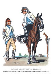 "Baylor's Third Continental Dragoons: Troopers Serving as Cavalry of the Commander in Chief's Guard, 1778" - Art Print | Movie Poster Prints from Posterazzi