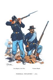 "Federal Infantry, 1862" - Art Print | Movie Poster Prints from Posterazzi